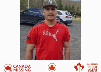 Photo of missing man Tristen Maranda, age 23, from Lac-Simon, Quebec