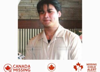 Photo of missing man Shane Sioco, age 23, from Burnaby, British Columbia