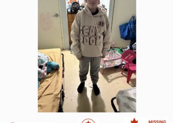 Photo of missing boy Nathan Weber-Stamp, age 12, from London, Ontario