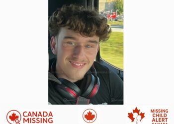 Photo of missing teen Xavier Bergeron, age 17, from Drummondville, Quebec