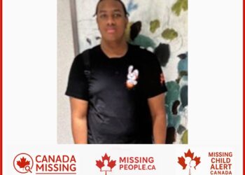 Photo of missing youth Tyler, 15, from Toronto, Ontario, last seen October 24, 2025.