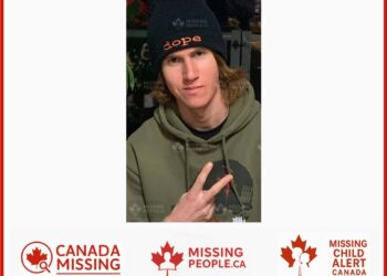 Photo of missing man Aaron Hutchinson, age 19, from Beaverlodge, Alberta