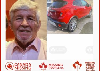 Photo of missing senior Larry Howell-Harries, age 78, from London, Ontario