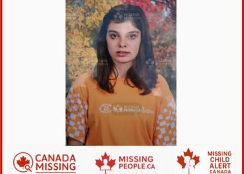 Photo of missing autistic child Chloe Rudolph, age 16, from Halifax, Nova Scotia