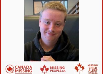 Photo of missing boy Cole Gallant, age 16, from Moncton, New Brunswick