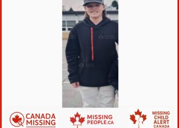 Photo of missing boy Wyatt Russett, age 14, from Cardiff, Ontario.
