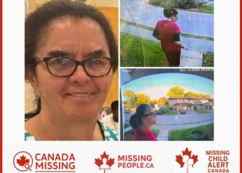 Photo of missing woman Florence, age 66, from Brampton, Ontario.