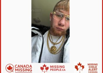 Photo of missing man Cameron Ward-Hall, age 19, from St. John’s, Newfoundland.