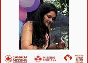 Photo of missing woman Kristen Langis, age 28, from Sarnia, Ontario.