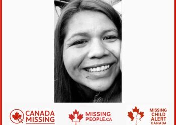 Photo of missing woman Shaina Boissoneau, age 28, from Sarnia, Ontario.