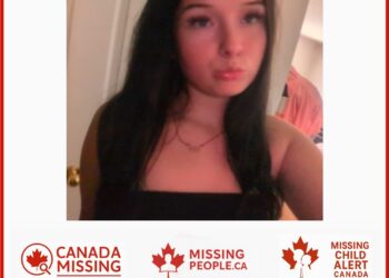 Photo of missing girl Brooklyn Williams, 14, from Sarnia, Ontario, last seen October 22, 2025.