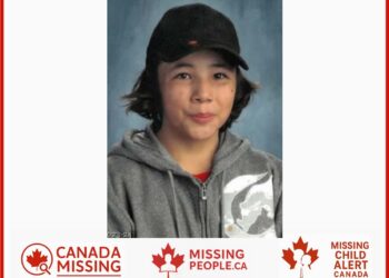 Photo of missing boy Herbert Nayawatatic, 15, from Saddle Lake, Alberta, with brown hair and brown eyes.