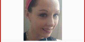 Photo of missing woman Robin-Lynn, 36, from Timmins, Ontario, with long brown hair and blue eyes.