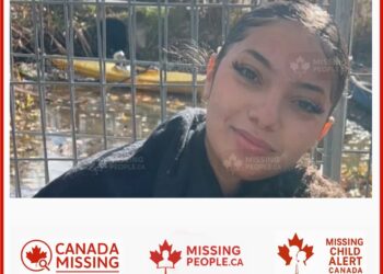 Photo of missing teen Liticia Ouchekdhidh, age 17, from Laval, Quebec