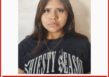Photo of missing girl Chanting Small Eyes, age 13, from Blood Tribe, Alberta.
