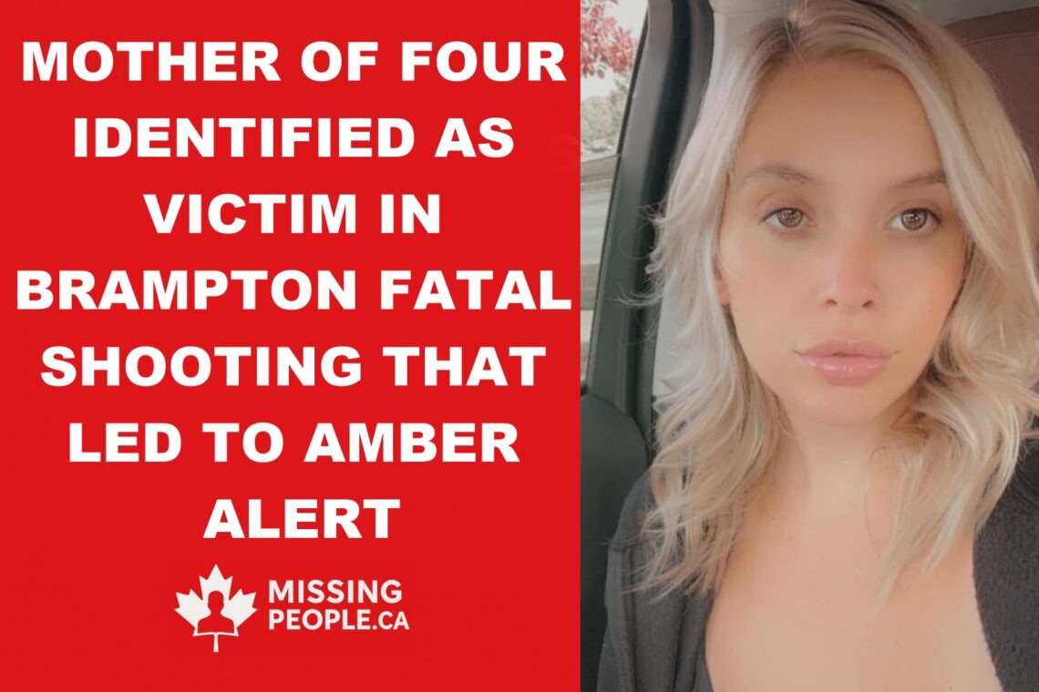 Photo of Savannah Kulla, 29, mother of four from Brampton, identified as the victim in fatal shooting that led to an Amber Alert.