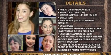 MISSING PERSON CANADA RELEASE