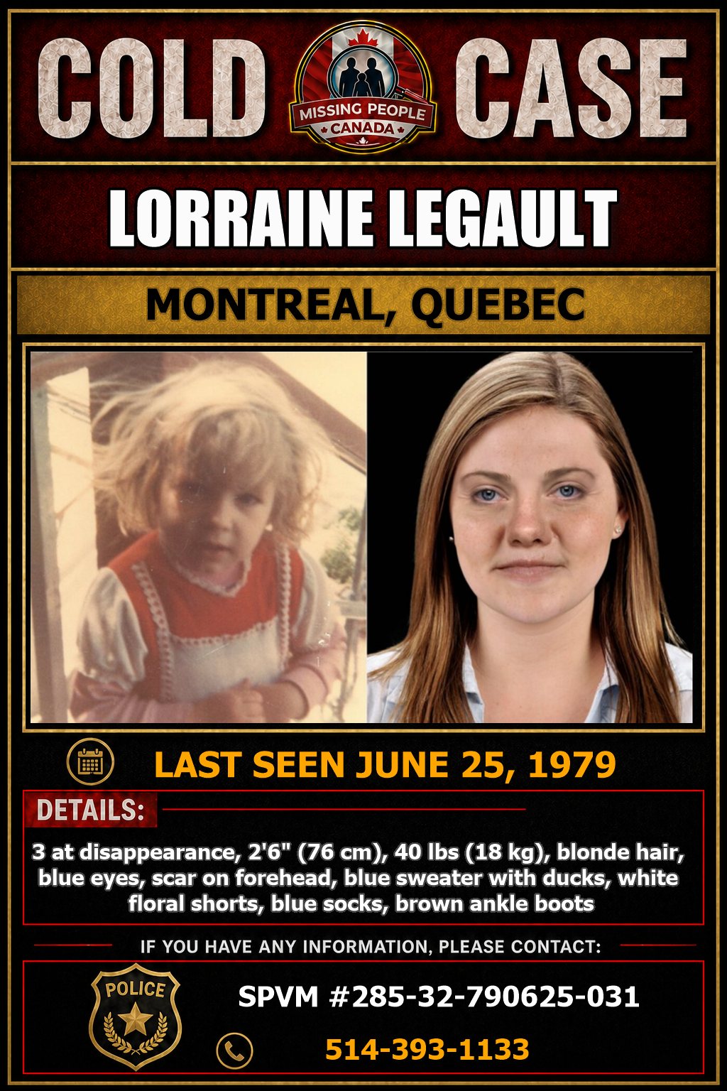 MISSING PERSON CANADA RELEASE