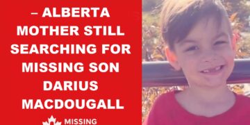 Photo of missing boy Darius Macdougall, 6, from Alberta.