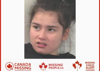 Photo of missing girl Bella Cook, age 12, from Winnipeg, Manitoba.