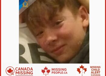 Photo of missing boy Damon, 13, from Waterloo, Ontario
