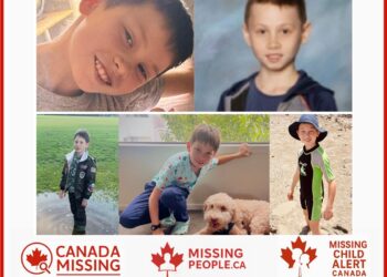 Photo of missing boy Kai Pavlovic, age 11, from Burnaby, British Columbia