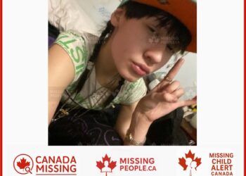 Photo of missing girl Vada Baptiste, age 14, from Red Deer, Alberta