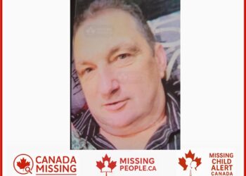 Photo of missing man Rodney Gray, age 58, from Springdale, Newfoundland.