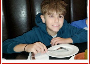 Photo of missing boy Evan, 13, from Vaughan, Ontario, last seen October 23, 2025.