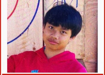 Photo of missing boy Jacob Saturino, age 13, from Orangeville, Ontario, last seen October 28, 2025.