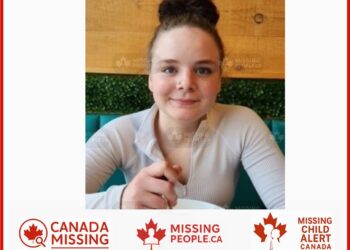 Photo of missing girl Aurélie Harrison, age 16, from Gatineau, Quebec