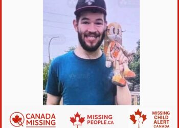 Photo of missing man Lucas Glen, age 22, from Ottawa, Ontario