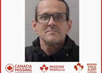 Photo of missing man Johnathan, age 51, from Midland, Ontario