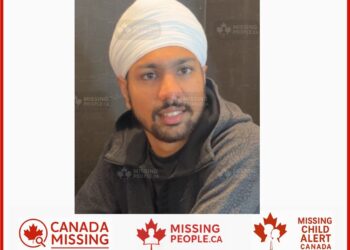 Photo of missing man Jaskaran Singh, age 21, from Surrey, British Columbia