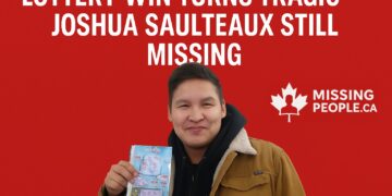 Photo of missing man Joshua Francis Saulteaux, 25, from Whitefish Lake, Alberta