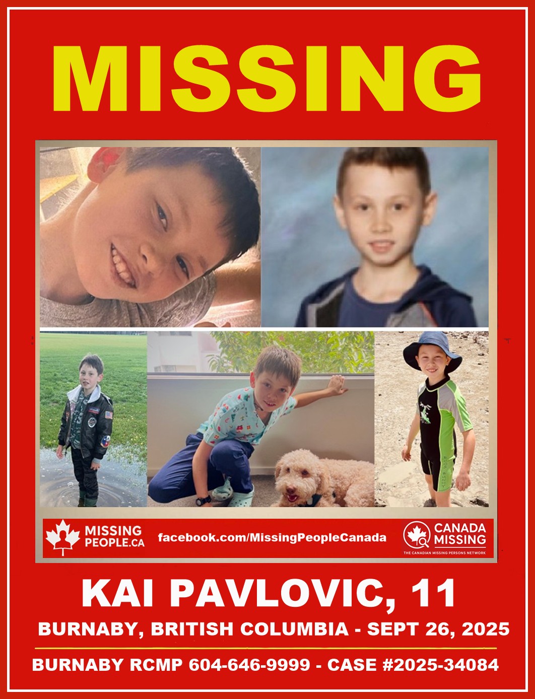 MISSING PERSON CANADA RELEASE