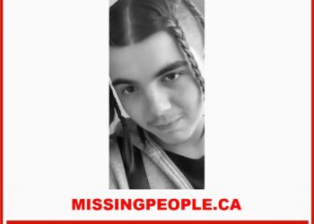 Photo of missing youth Damien, age 17, from Toronto, Ontario.