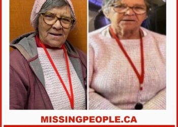 Photo of missing senior Luzia Tome, age 79, from Edmonton, Alberta.