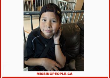 Photo of missing boy Ryder Olson, 10, from Prince Albert, Saskatchewan.