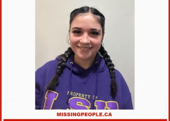 Photo of missing girl Emma Weisshuhn, age 15, from Moncton, New Brunswick.