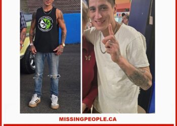 Photo of missing man Andrew Aube, 29, from Oromocto, New Brunswick.