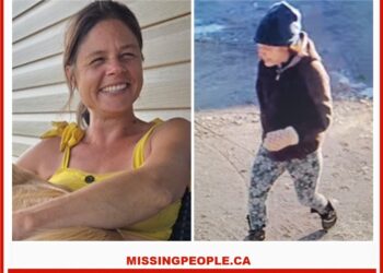 Photo of missing woman Caitlin Cyr, age 39, from Upham, New Brunswick.