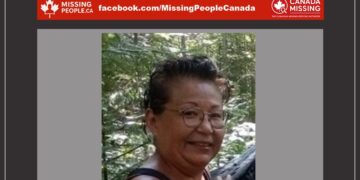 Photo of missing woman Carmelita Migwans, age 59, medium build, brown hair, from Mindemoya, Ontario.