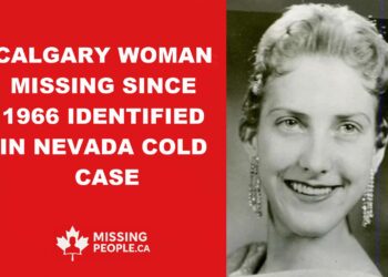 Photo of Anna Sylvia Just, Calgary woman identified 55 years after her murder in Nevada.