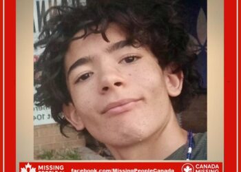 Photo of missing youth Brian, age 15, from Toronto, Ontario.