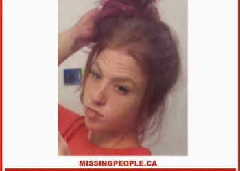 Photo of missing woman Ashlyn Belleau, 19, long auburn hair, from Sault Ste. Marie, Ontario.