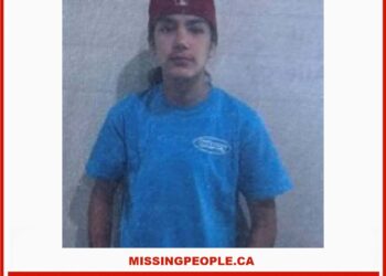 Photo of missing boy Leylan Stanovich-Polchies, age 13, from Red Deer, Alberta.