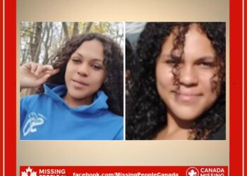 Photo of missing 14-year-old girl Rena McCormick from Hamilton, Ontario.