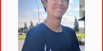 Photo of missing boy Braiden Naytowhow, age 15, from Regina, Saskatchewan.