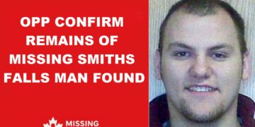 Photo of missing man Robbie Thomson, 34, from Smiths Falls, Ontario